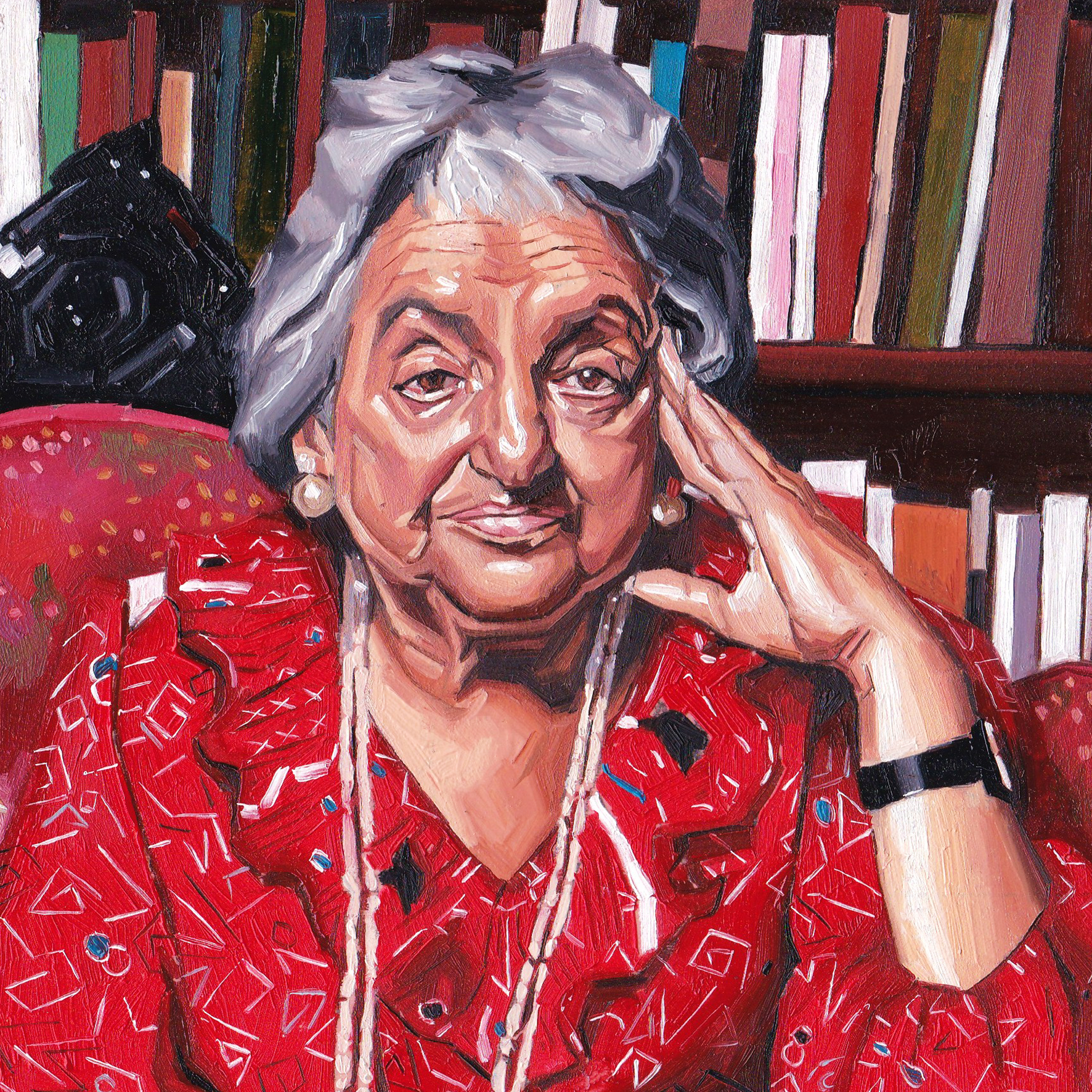 Betty Friedan Painting